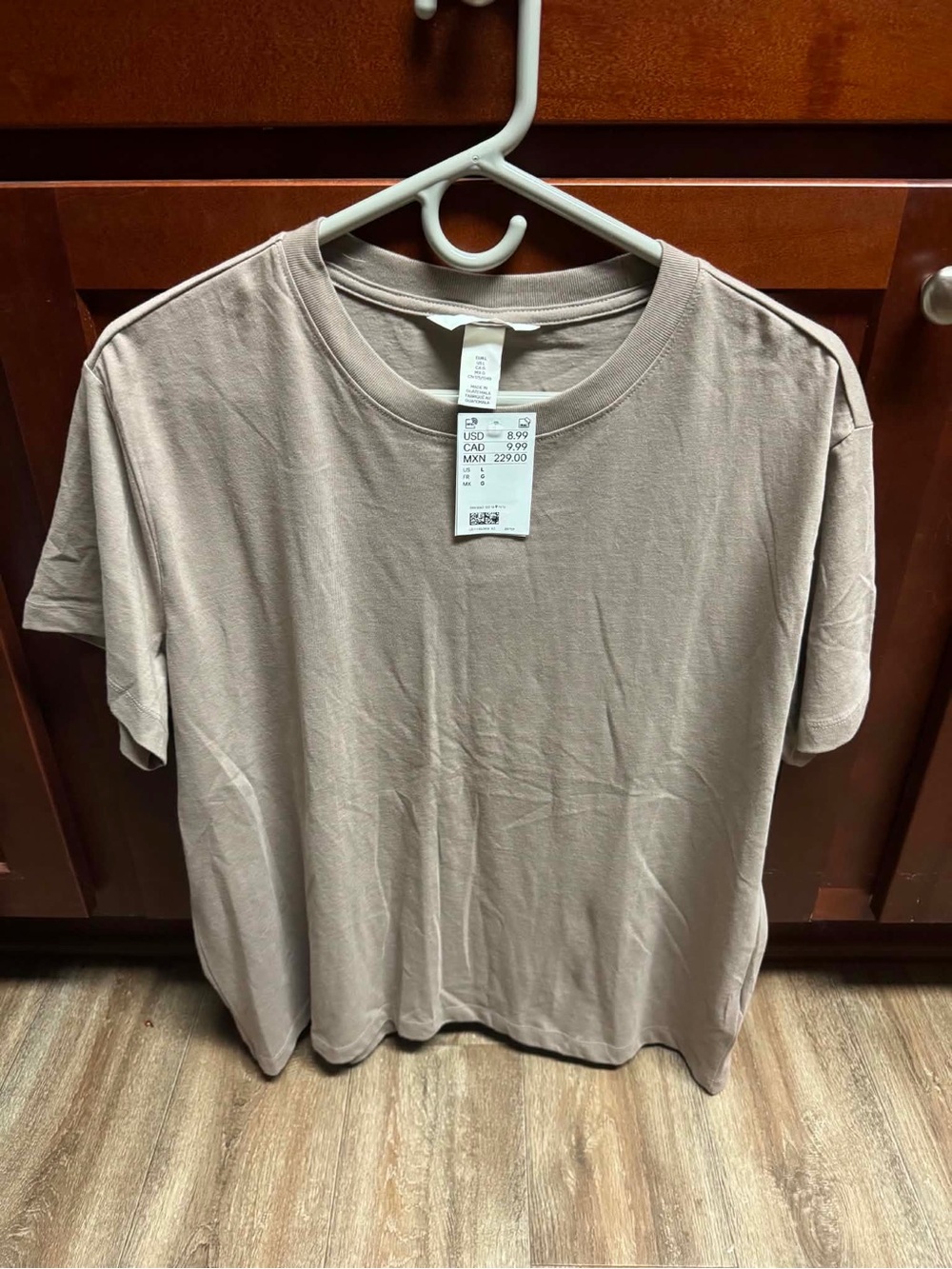 H&M Womens Medium T-Shirt - Taupe
